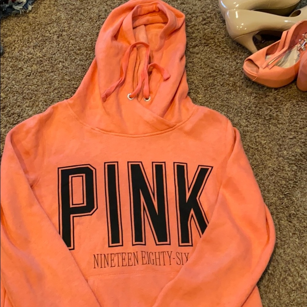 Pink hoodie